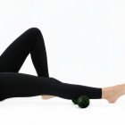 Масажний м'яч подвійний Actiget EPP 8 x 16 см ACT0098 Black/Green