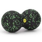 Масажний м'яч подвійний Actiget EPP 8 x 16 см ACT0098 Black/Green
