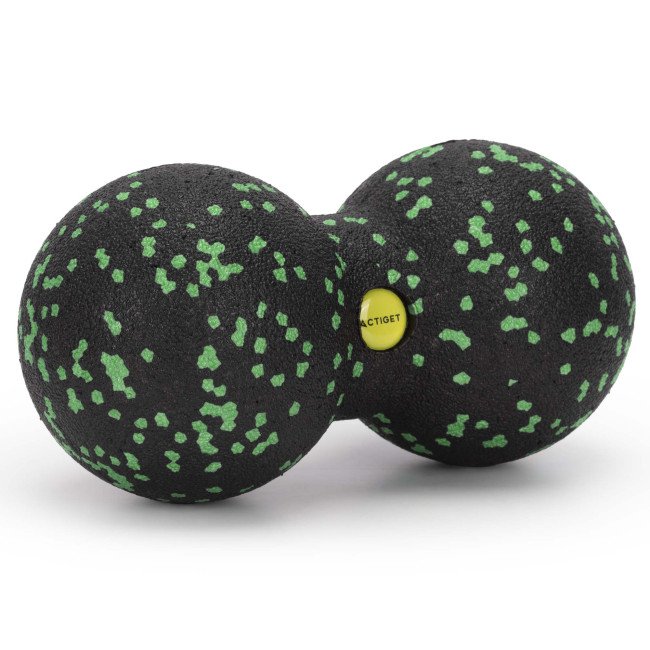 Масажний м'яч подвійний Actiget EPP 8 x 16 см ACT0098 Black/Green
