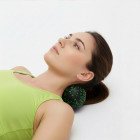 Масажний м'яч подвійний Actiget EPP 8 x 16 см ACT0098 Black/Green