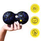 Масажний м'яч подвійний Cornix EPP DuoBall 8 x 16 см XR-0122