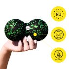 Масажний м'яч подвійний Cornix EPP DuoBall 8 x 16 см XR-0123
