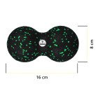 Масажний м'яч подвійний Cornix EPP DuoBall 8 x 16 см XR-0123