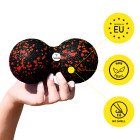 Масажний м'яч подвійний Cornix EPP DuoBall 8 x 16 см XR-0124