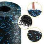 Масажний ролик 4FIZJO EPP PRO+ 33 x 14 см (валик, роллер) гладкий Black/Blue (P-5907222931417)