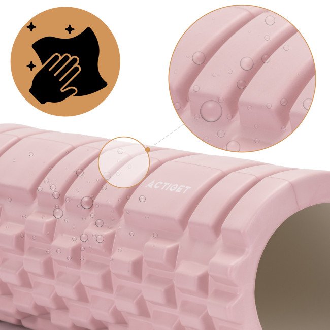 Масажний ролик Actiget EVA 33 x 13.5 см (валик, роллер) ACT0030 Light Pink