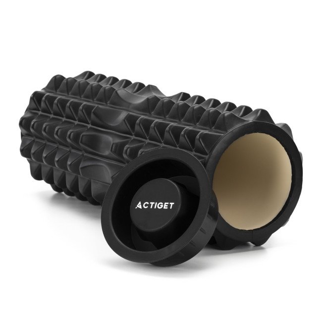 Масажний ролик Actiget EVA 33 x 13 см (валик, роллер) ACT0099 Black