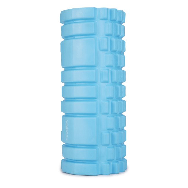 Масажний ролик Cornix EVA 33 x 14 см (валик, роллер) XR-0030 Sky Blue