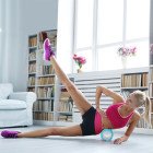 Масажний ролик Cornix EVA 33 x 14 см (валик, роллер) XR-0030 Sky Blue