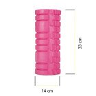Масажний ролик Cornix EVA 33 x 14 см (валик, роллер) XR-0031 Pink
