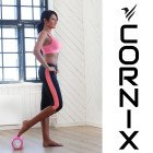 Масажний ролик Cornix EVA 33 x 14 см (валик, роллер) XR-0031 Pink