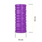 Масажний ролик Cornix EVA 33 x 14 см (валик, роллер) XR-0032 Violet