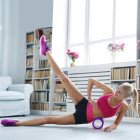 Масажний ролик Cornix EVA 33 x 14 см (валик, роллер) XR-0032 Violet