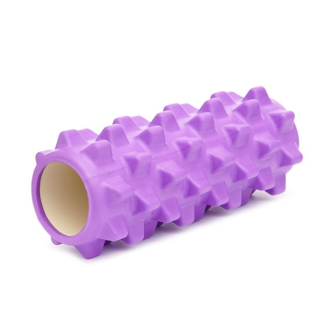 Масажний ролик Cornix EVA 33 x 14 см (валик, роллер) XR-0322 Violet