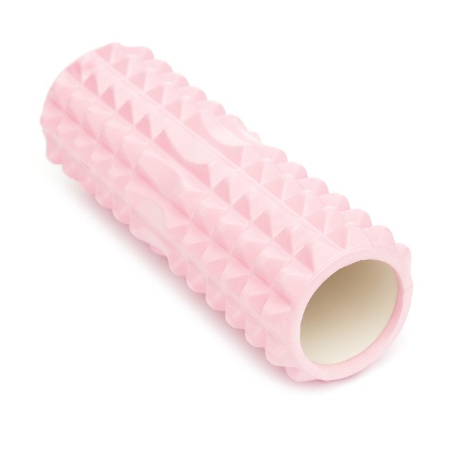 Масажний ролик Cornix EVA 33 x 12.5 см (валик, роллер) XR-0326 Light Pink