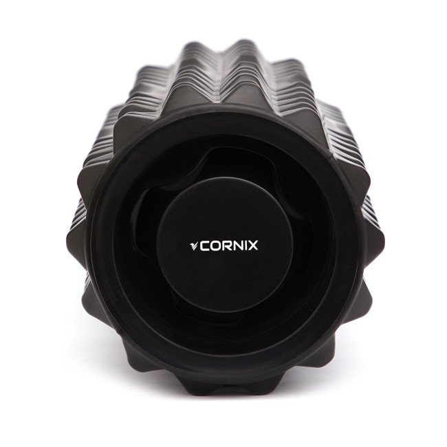 Масажний ролик Cornix EVA 33 x 14 см (валик, роллер) XR-0341 Black