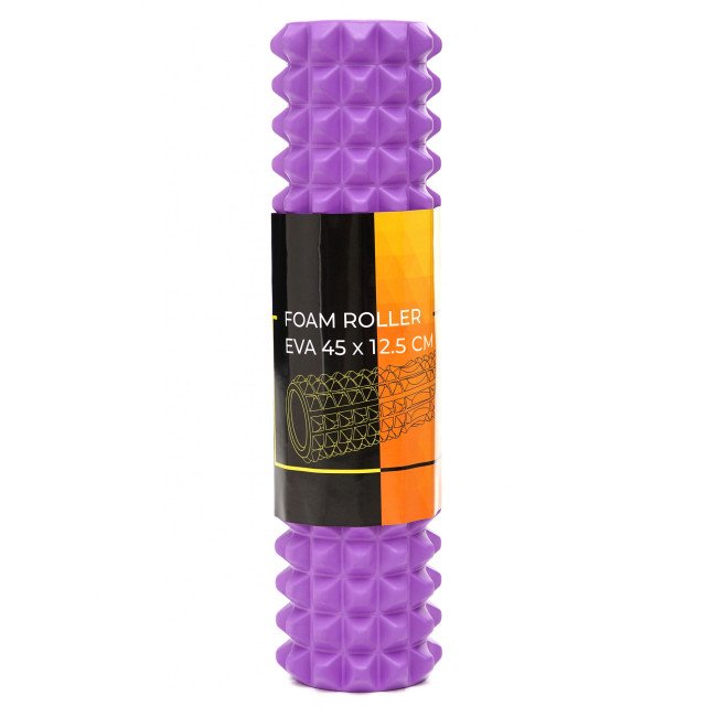 Масажний ролик Cornix EVA 45 x 12.5 см (валик, роллер) XR-0333 Violet