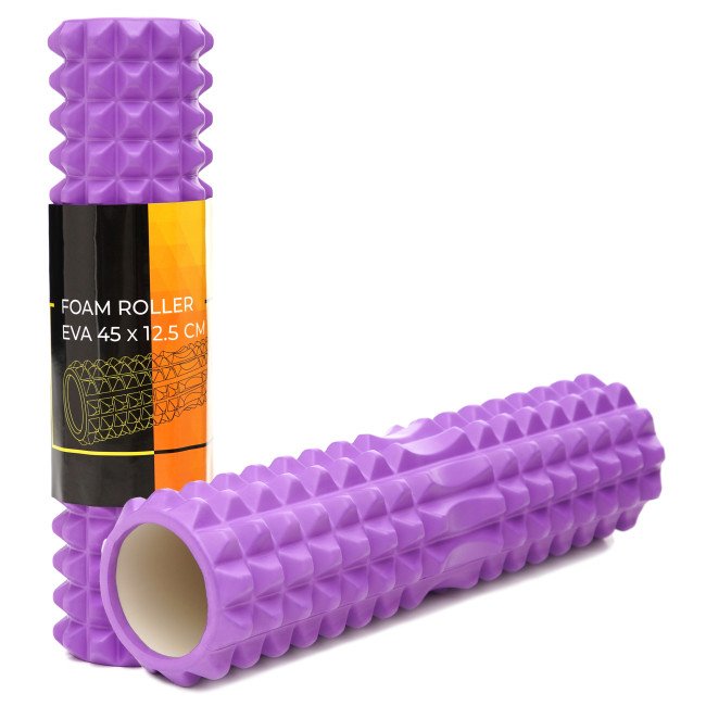 Масажний ролик Cornix EVA 45 x 12.5 см (валик, роллер) XR-0333 Violet