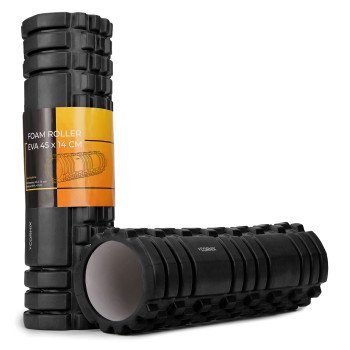 Масажний ролик Cornix EVA 45 x 14 см (валик, роллер) XR-0038 Black