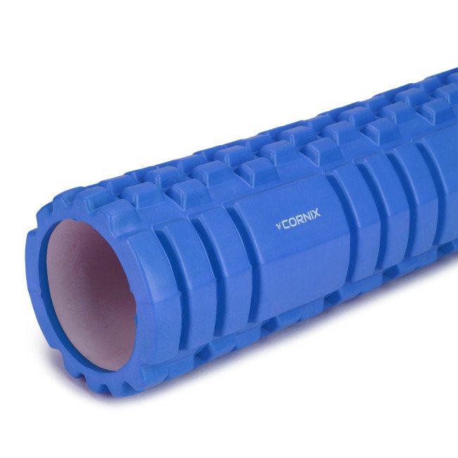 Масажний ролик Cornix EVA 45 x 14 см (валик, роллер) XR-0039 Blue