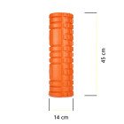 Масажний ролик Cornix EVA 45 x 14 см (валик, роллер) XR-0041 Orange