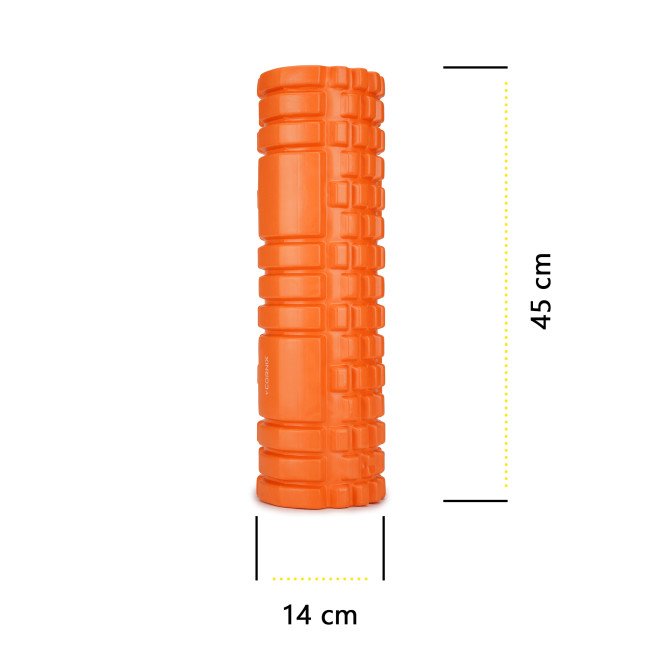 Масажний ролик Cornix EVA 45 x 14 см (валик, роллер) XR-0041 Orange