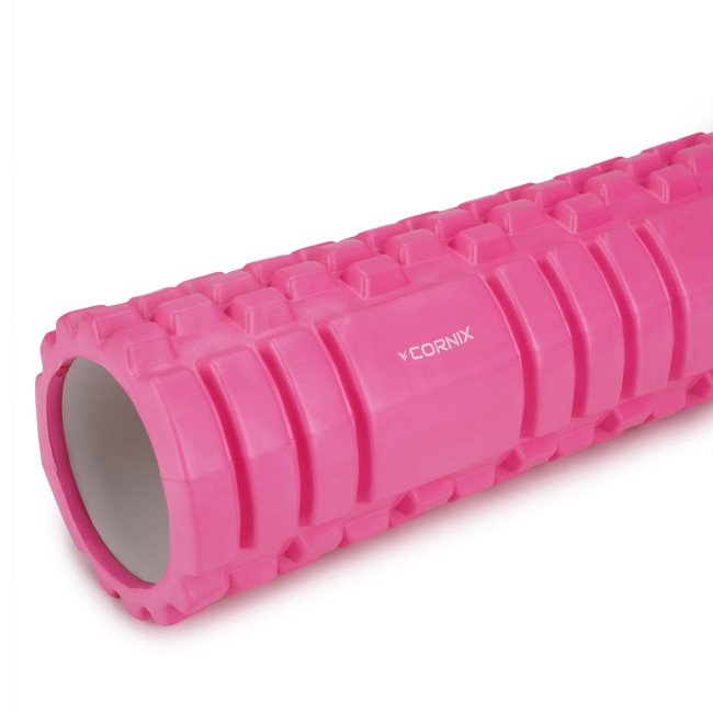 Масажний ролик Cornix EVA 45 x 14 см (валик, роллер) XR-0043 Pink