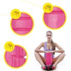 Масажний ролик Cornix EVA 45 x 14 см (валик, роллер) XR-0043 Pink