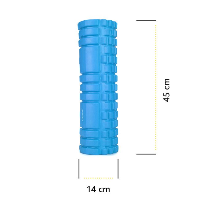 Масажний ролик Cornix EVA 45 x 14 см (валик, роллер) XR-0044 Sky Blue
