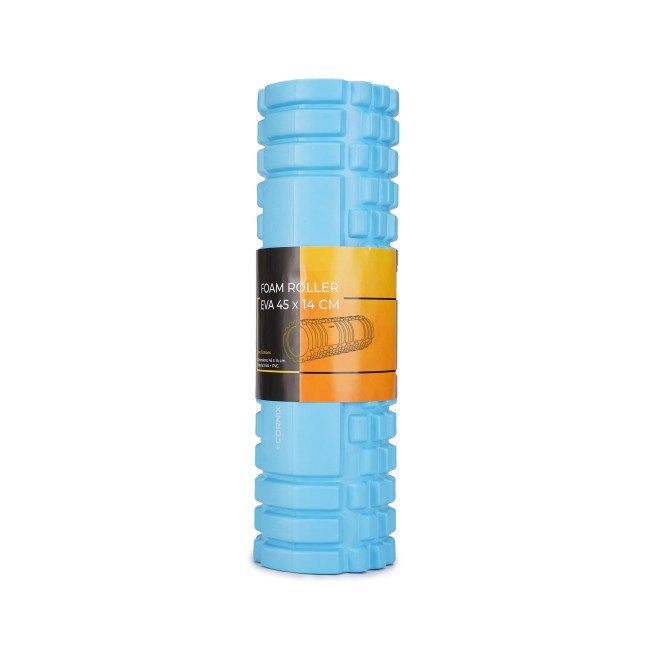 Масажний ролик Cornix EVA 45 x 14 см (валик, роллер) XR-0044 Sky Blue