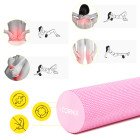Масажний ролик Cornix EVA+ 90 x 15 см (валик, роллер) XR-0313 Pink