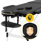 Масажний стіл складний 4FIZJO Massage Table Alu W60 Black (P-5907739318374)