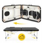 Масажний стіл складний 4FIZJO Massage Table Alu W60 Black (P-5907739318374)