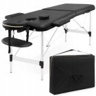 Масажний стіл складний 4FIZJO Massage Table Alu W60 Black (P-5907739318374)