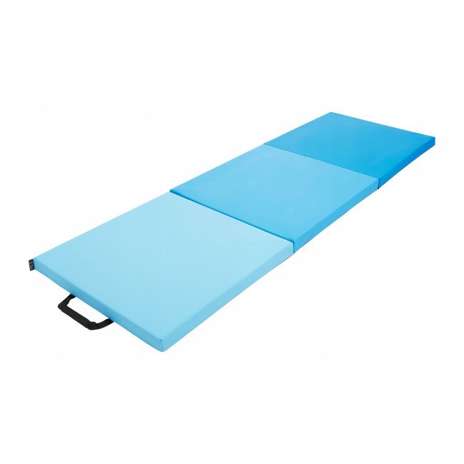 Мат гімнастичний складний 4FIZJO 180 x 60 x 5 см Blue/Sky Blue (P-5907739319685)