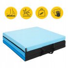 Мат гімнастичний складний 4FIZJO 180 x 60 x 5 см Blue/Sky Blue (P-5907739319685)