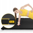 Мат гімнастичний складний 4FIZJO XL 240 x 120 x 5 см Black (P-5907739319708)