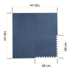 Мат-пазл (ластівчин хвіст) Cornix Mat Puzzle EVA 120 x 120 x 1 cм XR-0239 Navy Blue