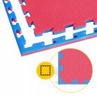 Мат-пазл (ласточкин хвіст) 4FIZJO Mat Puzzle EVA 100 x 100 x 2 cм Blue/Red (P-5907739310002)