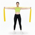 Набір стрічкових еспандерів для спорту та реабілітації Actiget Flat Band 200 х 15 cм 1-15 кг 5 шт ACT0106