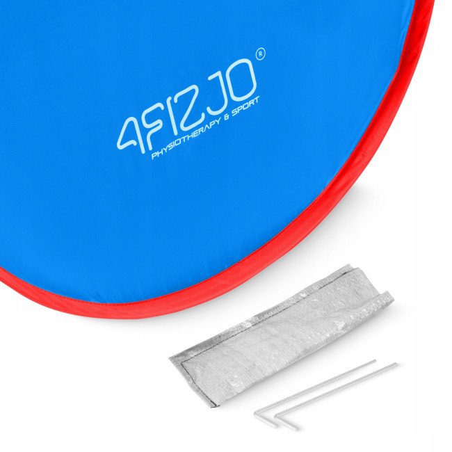 Намет пляжний 4FIZJO Pop-Up 195 x 120 см саморозкладний Blue/Red (P-5905973405164)