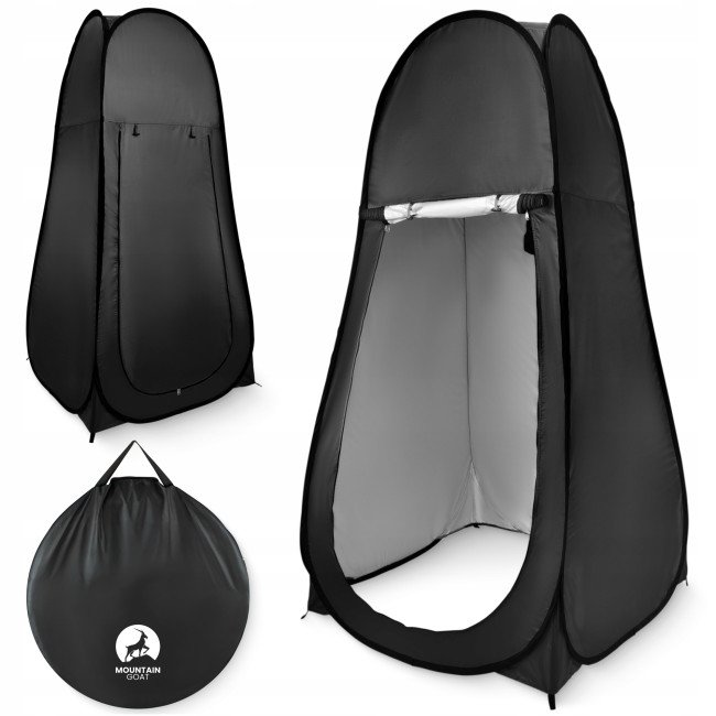 Намет туалет-душ, переодягальня Mountain Goat Pop-Up 200 x 110 x 110 см саморозкладний Black (P-5905973405195)
