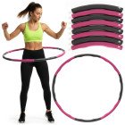 Обруч для талії Actiget (хулахуп) м'який, складний 88 см 1 кг ACT0132 Grey/Pink