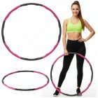 Обруч для талії Actiget (хулахуп) м'який, складний 88 см 1 кг ACT0132 Grey/Pink