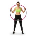 Обруч для талії Actiget (хулахуп) м'який, складний 88 см 1 кг ACT0132 Grey/Pink