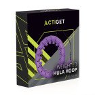 Обруч для талії Actiget (хулахуп) масажний, з обтяженням ACT0137 Violet