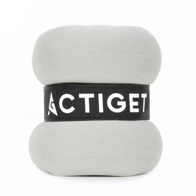 Обважнювачі-манжети для ніг та рук Actiget 2 x 1 кг ACT0128 Grey/Black