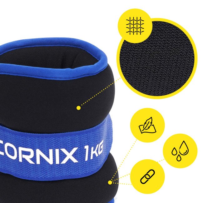 Обважнювачі-манжети для ніг та рук Cornix 2 x 1 кг XR-0173
