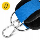 Манжети для тяги 4FIZJO Ankle Strap 2 шт Black/Blue (P-5907739314833)