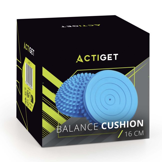 Півсфера масажна балансувальна Actiget Balance Pad 16 см 2 шт масажер для ніг, стоп ACT0117 Blue